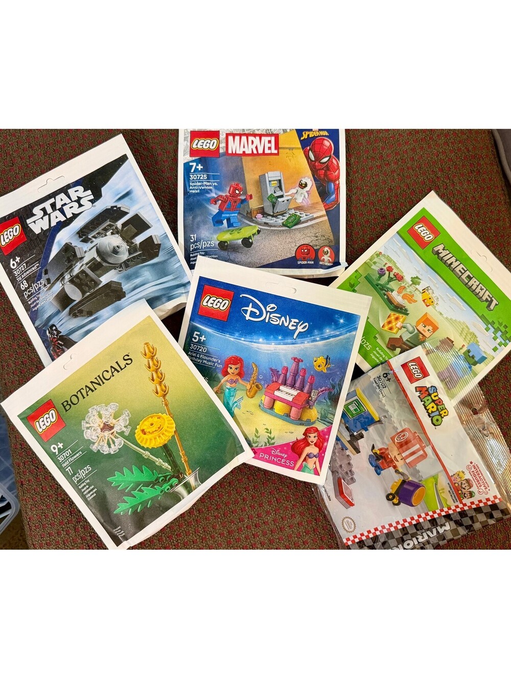 LEGO Polybag You Pick Star Wars Disney Marvel Minecraft Mario Mini Build Set NEW